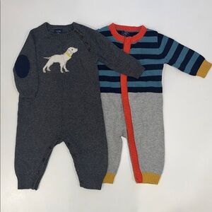 2 babyGAP Knit One Pieces 3-6 months